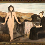 From The Missing Parents Series: Zarraga’s Naked dancer Muse. Acrylic on board. 38.5 X 32.5" From The Missing Parents Series: Zarraga’s Naked dancer Muse. Acrylic on board. 38.5 X 32.5"